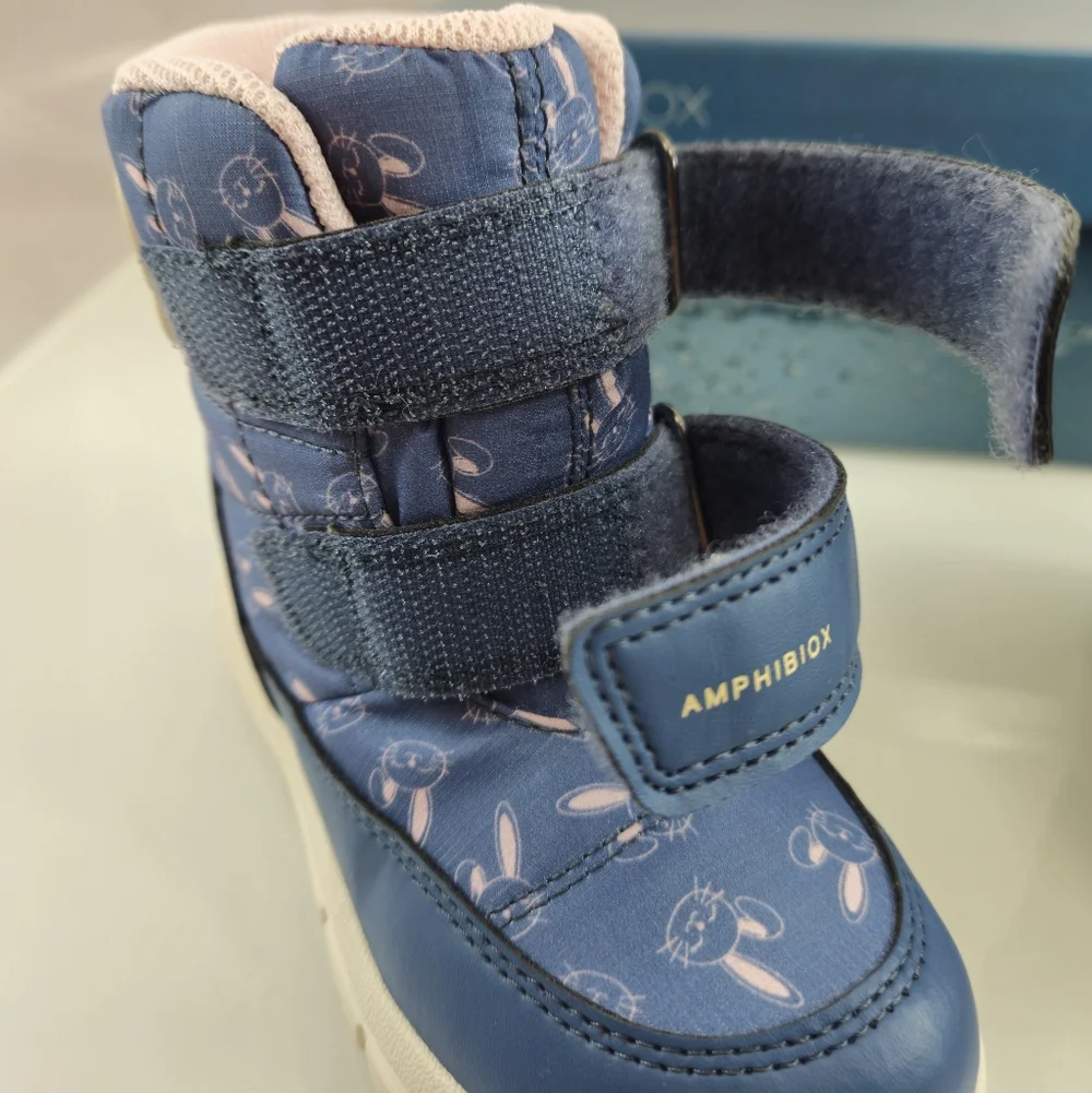 NWT! Geox Willaboom ABX Winter Snow Boots Size 24EU / 8US